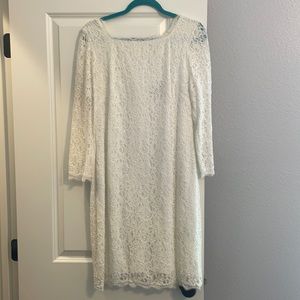 White Lace Dress - size 14 - Never worn